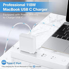 Furgor Mac Book Pro Charger - 118W USB C Fast Charger Power Adapter Compatible with MacBook Pro/MacBook Air 16 15 14 13 Inch, M1 M2 M3 M4 M5, New iPad Pro and All USB C Device, Charge Cable 6.6ft