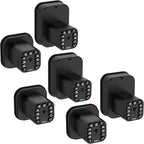 Richelock IU52 Double-Sided Keypad Door Lock, All-Weather, Fully Waterproof Keyless Entry with Dual-Sided Programmable Codes, Same Key Both Sides for Outdoor, Indoor, Gate & Fence