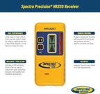 Spectra Precision HR320 Laser Receiver with Rod Clamp – Dual LCD, 2-In Capture Height, IP67 Drop Resistant, 70-Hour Runtime – 100 DB speaker