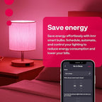 innr Zigbee A19 Smart Bulb, Works with Hue*, Alexa, SmartThings, White & Color, 40% More Brightness, E26 LED Color Changing Light Bulb, Dimmable, 1100 Lumen, 4-Pack