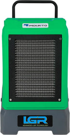 MOUNTO 310 Pints LGR Commercial Dehumidifier with Built-In Pump and Drain Hose – Portable, Heavy-Duty Dehumidifier with Wheels for Basements, Garages, Home, and Job Sites (Green)