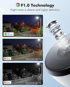 YesPano 3MP 2K Window Camera, 5G & 2.4GHz WiFi Indoor Camera for Home Security with Starlight Color Night Vision, 24/7 Recording, Motion Detection, Easy & Quick Install, 2 Pack Surveillance Camera