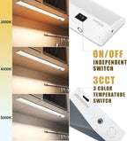 Ansen Hardwired Under Cabinet Lighting, 48in 26W LED Light for Kitchen/Closet, 1720lm, CRI>92, R9>90, Dimmable, 3 Color Temperature, 3000K/4000K/5000K(Warm White, Cool White, Daylight)