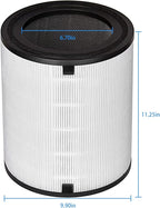 Tablenco for LEVOIT LV-H133 Air Purifier Replacement Filter Set -True and Activated Carbon Filters -Compatible with Tablenco LV-H133-RF Filter Set for 3-in-1 LV-H133 Air Purifier