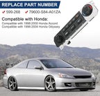 DICMIC A/C Heater Climate Control Module Compatible with 1998-2000 Honda Accord 1998-2004 Honda Odyssey Replace# 599-268, 79600-S84-A01ZA