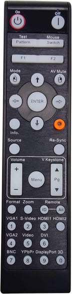 INTECHING BR-3070L Projector Remote Control for Optoma DH1014, EH415, EH415ST, EH500, EH503, EH503e, EH505, EH505-B, EH505e, EH515, EH515T, EH615T, W415, W505, W515, W515T, WU515, WU515T, X515