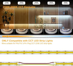 PAUTIX CCT LED Controller Kit SP642E,iOS/Andriod App Control 2.4G RF Wireless Remote Control,CCT LED Controller/Dimmer,for CCT LED Strip Light,with Timing Function,Music Mode,Group Control