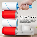 Lint Rollers for Pet Hair Extra Sticky, 1200 Sheets Mega Value Set Lint Rollers for Pet Hair Removal, Dog and Cat Lint Remover for Clothes, Furniture, Carpet