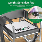 Smart Caregiver Chair Exit Alarm System with Wireless Pager and for Fall Prevention | Chair Alarm Alerts Caregiver When They Get Up from The Chair | USA-Based Company and Customer Support
