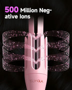 TSUYAGLA Automatic Curling Iron,1 1/4 Hair Curler with 3 Temperatures, 10S Fast Heating, 2-Way Rotation, 30 Min Auto Shut-Off, 500 Million Ionic, Anti-Scald-Tangle for Long Hair