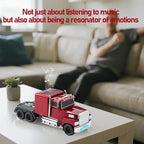 WSTER American Truck Bluetooth Speaker, Retro Car Model，Portable Wireless with HD Stereo Sound, TWS Pairing, USB/TF/AUX Playback, Unique Truck Model Speaker for Home & Outdoor(RED)