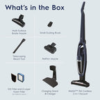 Electrolux WellQ7 Pet Cordless 2-in-1 Vacuum Cleaner with Motorized PetPro+ Nozzle for Easy Pet Hair Removal, 50-Minute Run Time, 2 Power Modes, Indigo Blue