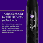 Burst Pro Sonic Advanced Electric Toothbrush for Adults (Black) | Soft Bristles | 33,000 Vibrations | Long-Lasting Battery and Multiple Brushing Modes
