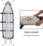 ZCFYGDX Elastic Ironing Board Covers Standard Size, William Morris Prints Ironing Board Straps/Cover and Fastener 15x54 Inch, Strongly Breathable and Doesn't Retain Moisture, Easy Installation