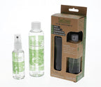 SEEGREEN Lens and Screen Cleaning KIT | Eyeglass, Sunglass and Screen Cleaner | 2oz Spray CLEANER/6oz Refill, (2) Microfiber Cleaning Cloths and (1) SLIPCASE | 8oz Care KIT