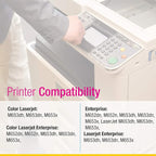 CS Replacement Toner Cartridge Compatible with HP 656X CF461X Cyan CF463X Magenta CF462X Yellow Color Enterprise M652dn M652n M653dn M653x M652dn Toner Cartridge 3 Color Set