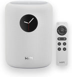 WiiM Sound Smart Speaker with 1.8″ Touch Display, Hi‑Res 24‑bit/192 kHz, AI RoomFit™ Room Correction, 100W Peak, Wi‑Fi 6E/Bluetooth 5.3, Multi‑Room & Stereo Pairing, Remote Included, White