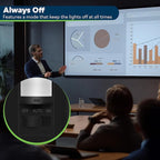 TOPGREENER in Wall PIR Motion Sensor Light Switch, Occupancy Sensor Switch, 𝐍𝐞𝐮𝐭𝐫𝐚𝐥 𝐖𝐢𝐫𝐞 𝐑𝐞𝐪𝐮𝐢𝐫𝐞𝐝, On/Off Override, 𝐒𝐢𝐧𝐠𝐥𝐞 𝐏𝐨𝐥𝐞, 4A, 500W, TSOS5-BKWP,Black,2 Pack
