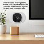 Tim Kit for Smart Thermostat Essential 2025, Wall Plate Cover Accessory for Thermostat, Easy to Install Cover Imperfections for Your Wall（2 Pack）