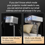 Perfectisan Multi-Holes Adapter Plate, Aluminum Alloy Material