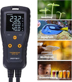 DIGITEN DTC151 Temperature Controller Plug-in Thermostat Cooling Heating Temperature Controller Outlet GreenhouseThermostat for Germination Incubation Homebrewing