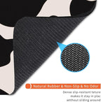 Armanza Square Mouse Pad Black Cow Print,Personalized Premium-Textured Custom Mouse Mat Design,Washable Mousepad Cloth,Non-Slip Rubber Base Computer Mouse Pads for Wireless Mouse