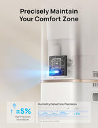 DREO HM735S 11L Smart Humidifier Large Room 700 ft², 100H Cool Mist Air Humidifiers for Bedroom, Top-Fill, Clean Tank Technology, 26dB, Auto Mode, Aroma Box, RGB, Remote & APP Control, Baby, Starlight