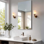 CILIBER Frameless Mirror, 24x48 Inch Large Bathroom Mirrors for Wall Over Sink, Upgraded Shatterproof Vanity Mirror with Polished Edge for Bathroom,Bedroom,Living Room and Entryway