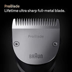 Braun Series 9 PRO All-in-One Beard and Body Trimmer for Men with Gillette Labs Razor, Cordless Grooming System with Precision Length Control, Rechargeable Electric Facial Hair Tool, AIO 9570