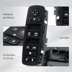 WUANGKI Power Control Window Switch | Front Driver Side | 8+3 Pins | Compatible with 2012 Chrysler 300 Dodge 2011-2012 Journey 2016-2018 Ram 1500 2500 3500 19-21 Ram 1500, 19-21 Classic OE# 56046826AE