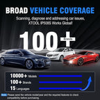 OBD2 Scanner Diagnostic Tool XTOOL IP508S: Code Reader for Cars & Trucks with 15 Resets, Crank Sensor Relearn, ABS Bleed, CAN FD for GM, Engine, ABS, SRS, Transmission Car Diagnostic Tool, Android 10