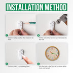 bakbrand Kids Wall Clock Silent Non-Ticking Colorful Childrens Clock Round Decorative Wall Clocks for Classroom, School, Office, Bedroom, Living Room, Kitchen (Oak, 12 inch)