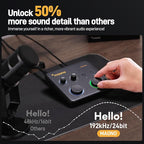 MAONO USB Audio Interface for PC: Interface with XLR Input 24-bit/192kHz Routing Software LOOPBACK ASIO Driver for Recording Music, Home-Studio, Guitar, Podcast, Streaming, DAW(PS22 Lite Black)