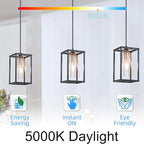 GvvooHome LED Candelabra Light Bulbs, E12 Bulb dimmable, 4W,40 watt Equivalent, Chandelier Light Bulbs, B10 Candle Bulb 5000K Daylight, 90+CRI, 400LM, Clear Glass, 48 Pack
