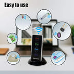 Key Finder with 100dB Loud Sound & 4 Receivers - Remote Finder Locator for Keys, Wallet, TV Remote, Pets, 131ft Range, No Phone or App Needed, Waterproof Anti-Loss Tracking Device