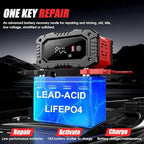 Car Battery Charger 20Amp, 12V 24V LiFePO4 Lead Acid Automatic Smart Battery Maintainer,Trickle Charger Automotive & Desulfator, Repair & Winter Mode w/Protections For AGM STD Gel Deep Cycle Batteries