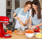 Stainless Steel Slicer Shredder Attachment for KitchenAid Mixer, Cheese Grater Attachment, Food Slicer for KitchenAid Mixer, Accessories for Kitchen aid