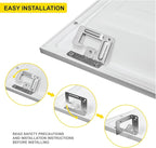 NUWATT 4 Pack, 2x2 FT LED Ceiling Panel, 40W, 3000K, 4400 Lumens, 120-277V, 0-10V Dimmable, Flat Backlit Fixture, Flush or Drop Ceiling Light, Dust Proof IP Rated, ETL Listed