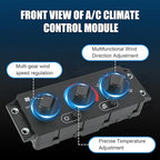A/C Heater Climate Control Module Compatible with 2008-2018 Mack CHU612 CHU613 CHU614 1999-2018 CXU612 CXU613 CXU614 AC Temperature Control Switch Panel Replace#25110700 20992943 70826280