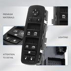 WUANGKI Power Window Door Master Control Switch | Front Driver Side | 3+0 Pins | Compatible with 2008-2009 Dodge Grand Caravan, 2008-2009 Chrysler Town, Country | OE# 4602535AE | Window Buttons