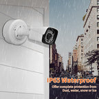 Universal Junction Box for Bullet Security Camera, Plastic Waterproof Junction Box Mount Bracket, Indoor/Outdoor Wall Ceiling Mount Hide Cable Junction Base Boxes for Arlo and Reolink Solar Panel