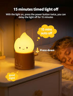 Tarinks Stump Fire Night Light, Flameless Candles Lamp, Torch Stump Light, Rechargeable Silicone Flame lamp, Cute Night Light for Bedroom, Outdoor, Camp, Funny Gifts for Kids Teens Adults