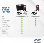 LABELWORKS Epson LW-PX900PCD Industrial Label Maker Kit - Complete Kit with Accessories, Compatible with All Epson PX Tape Types, Portable Handheld Label Printer