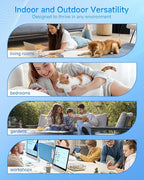 WiFi Extender Supports 105 Devices, 1.2Gbps Home Signal Booster,WiFi Extender Signal Booster with Dual Band 5GHz/2.4GHz, WiFi Booster Up to 12880 Sq.ft, EasyMesh Compatible, One Ethernet Port