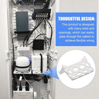 49605-aub Structured Media Panel Accessories Enclosure Universal Shelf Mounting Bracket for Leviton Media Panel -That Supports 20lbs of Weight - White