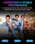 2026 New WiFi Extender Internet Booster for Home, Long Range up to 18ksq.ft, Wireless Internet Repeater Routers Signal Amplifier for Home, 15X Speed Access Point Ethernet Port, Mesh WiFi, 1-Tap Setup