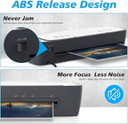 Laminator Machine 13-Inch Thermal Lamination with Laminating Sheets 9 in1 Office Desktop Laminate Machine, Portable A3 Laminater for Teachers Personal 60S Warm-Up Never Jam