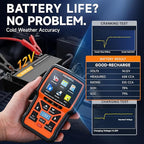 Upgraded of NT301, 2-in-1 FOXWELL NT301 Plus OBD2 Scanner Car Battery Tester, Professional Code Reader Check Engine Diagnostic Scanner Tool, 12V Automotive Cranking Charging Analyzer for 1996+ Vehicle