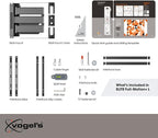 Vogel's TVM 5645 Full-Motion Ultra-Thin TV Wall Bracket for 40-77 inch TVs, Max. 99 lbs, Swivels up to 180°, Full-Motion TV Mount max. VESA 600x400