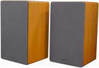 Rockville Pair ROCKSHELF 64C V2 Classic Wood 400W 6.5" Bookshelf Speakers/4 Ohm, Kevlar Woofers, Silk Dome Tweeter, MDF Cabinet, for Home Theater and Stereo Audio